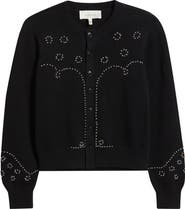 THE GREAT. The Studded Cardigan