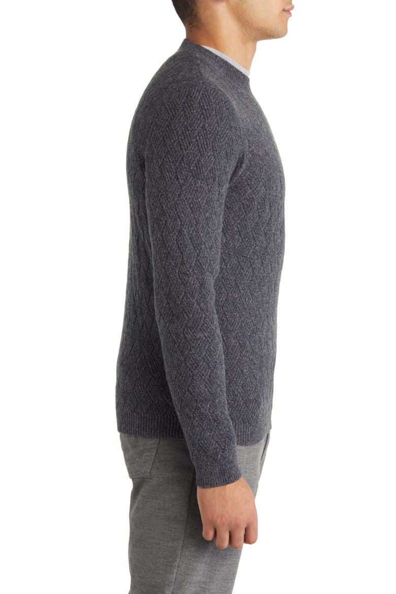 Rick Lambswool Blend Crewneck Sweater, Alternate, color, FJORD