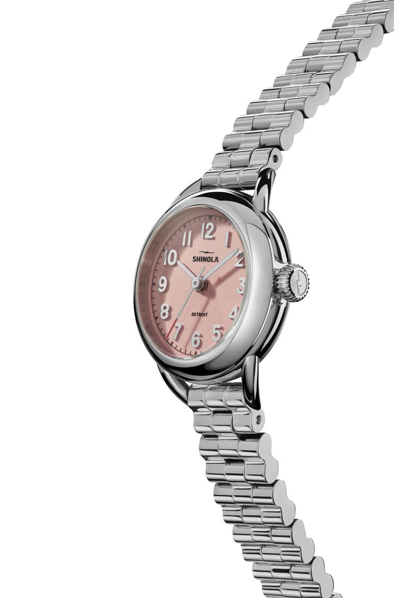 Runabout Bracelet Watch, 25mm, Alternate, color, PEACHY BLUSH