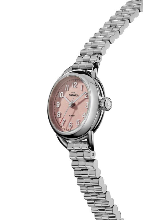 Shinola Runabout Bracelet Watch, 25mm In Peachy Blush