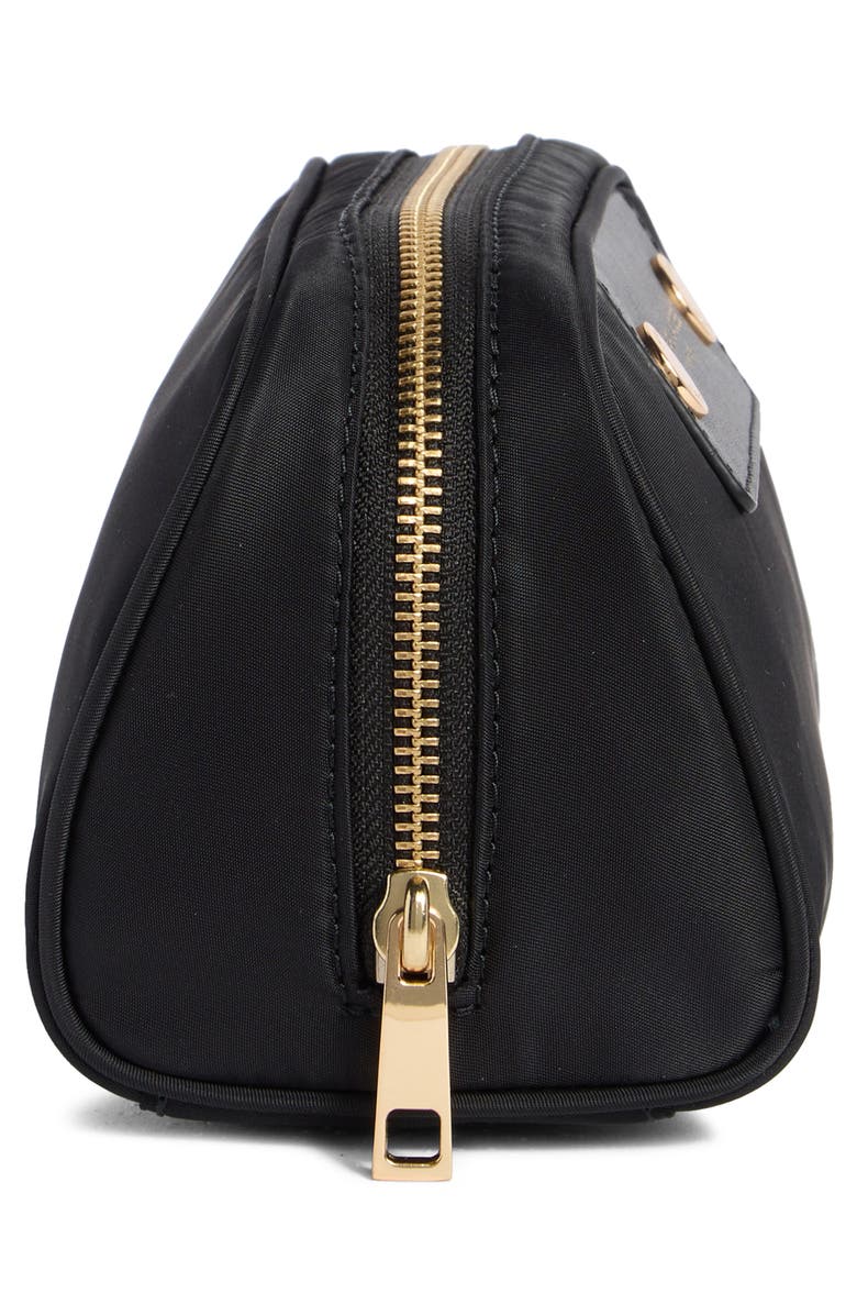 Marc Jacobs Preppy Nylon Cosmetic Case, Alternate, color, Black