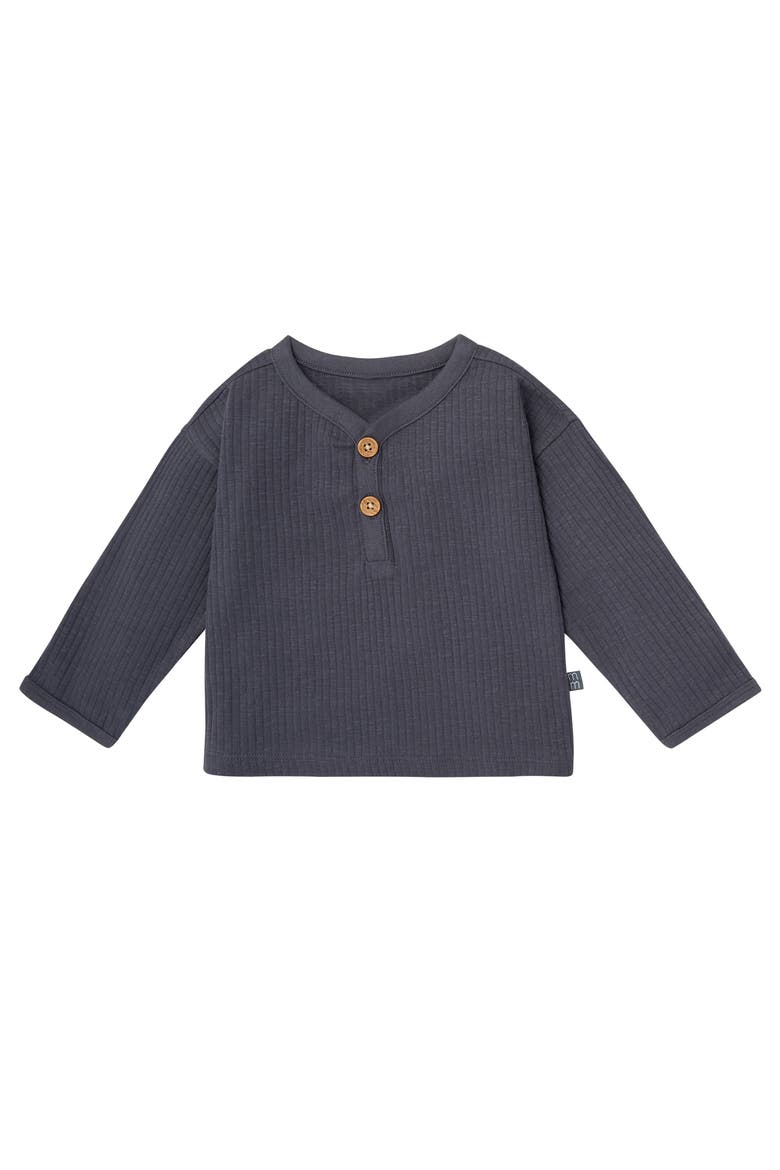 Henley Tops with Pants Set, Alternate, color, Olive Gray