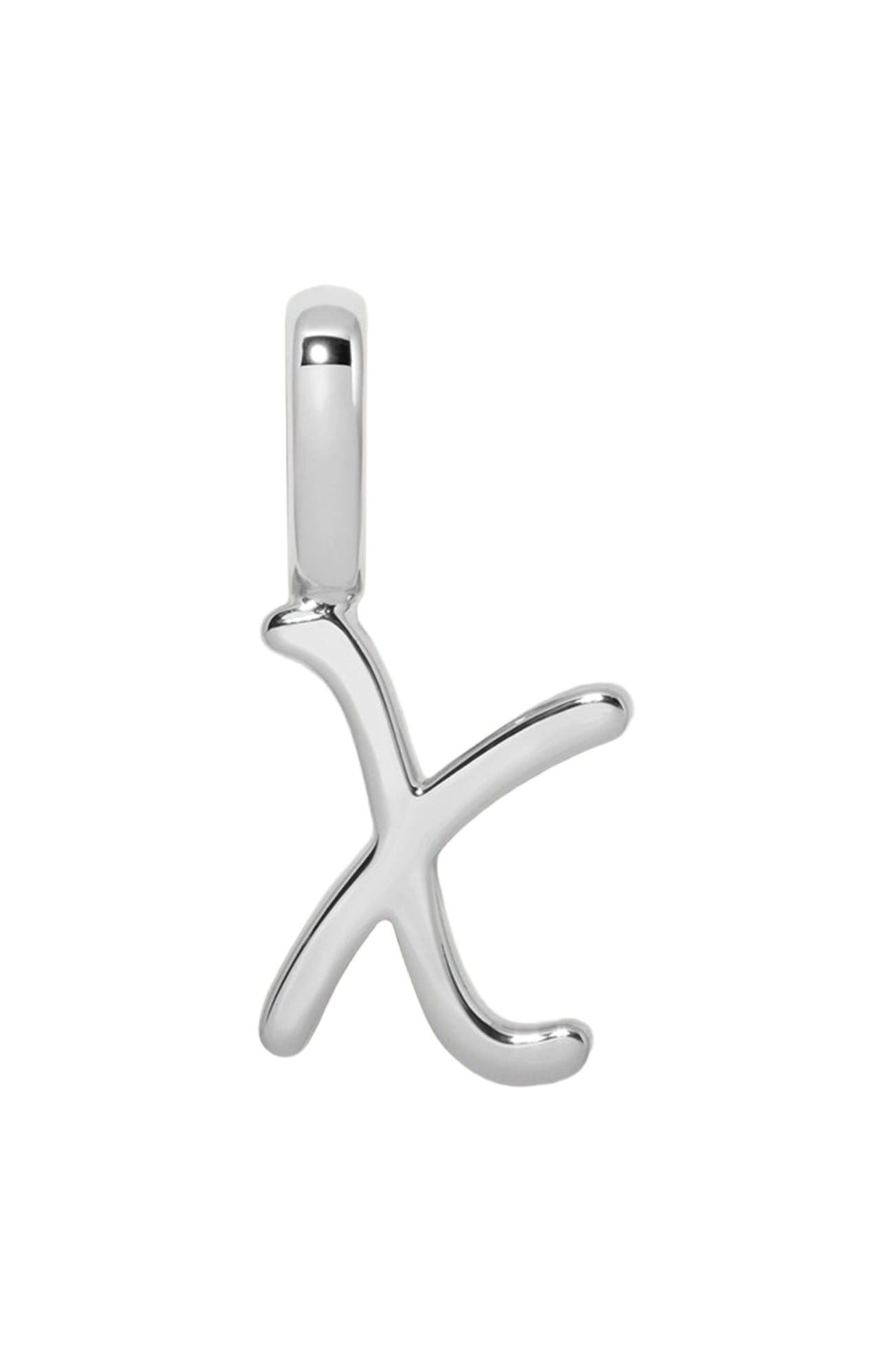 selected Silver Initial X