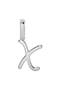  Silver Initial X