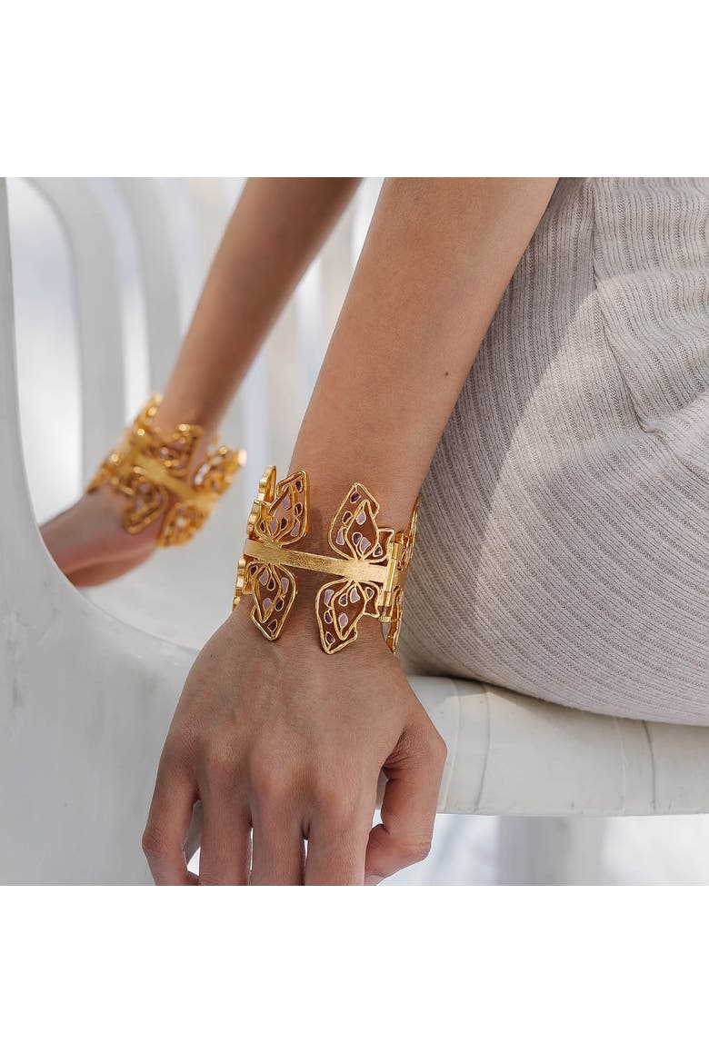 SAMA BRACELET, Alternate, color, Gold Plated