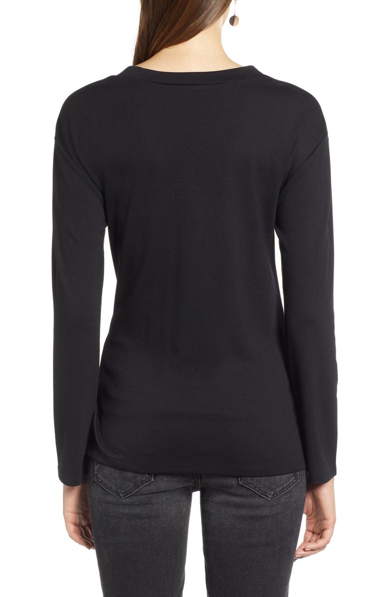 Halogen<sup>®</sup> Tie Waist Top, Alternate, color,