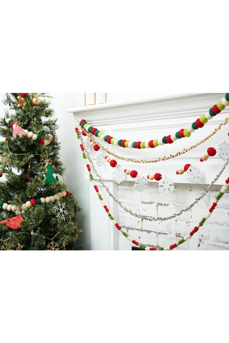 Multi-Color Garland, Alternate, color, Red