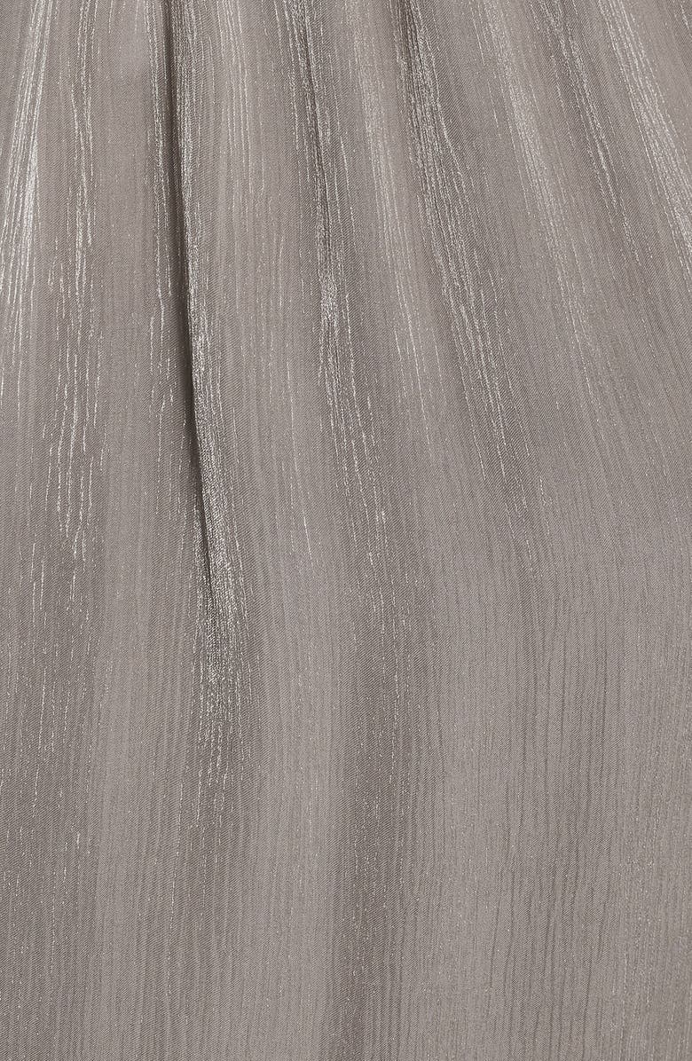 Donna Karan New York Metallic Halter Top, Alternate, color, Vapor