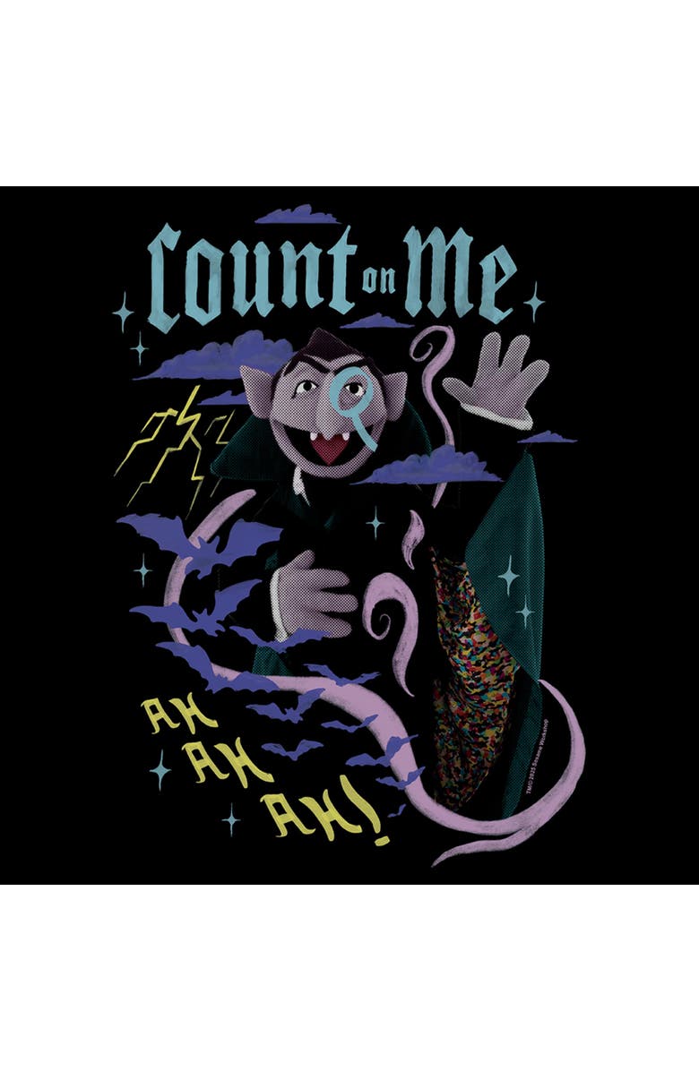 Sesame Street<sup>®</sup> Boy's Sesame Street Count on Me Graphic T-Shirt, Alternate, color, Black