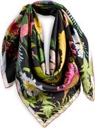 Echo Oasis Silk Square Scarf