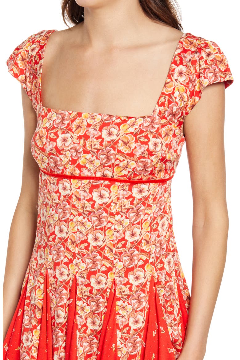 Ponderosa Cutout Back Minidress, Alternate, color, STRAWBERRY COMBO