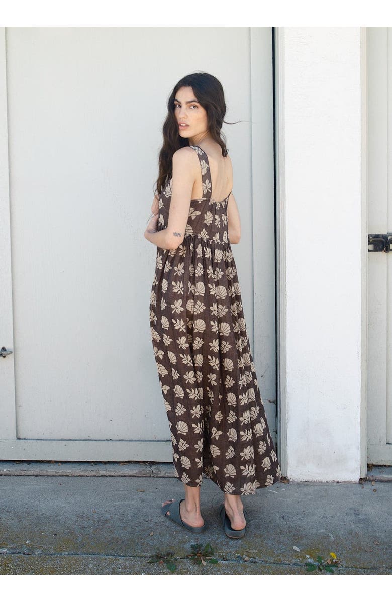 Ace & Jig Gabby Button-up Ankle Length Dress, Alternate, color, Botanical