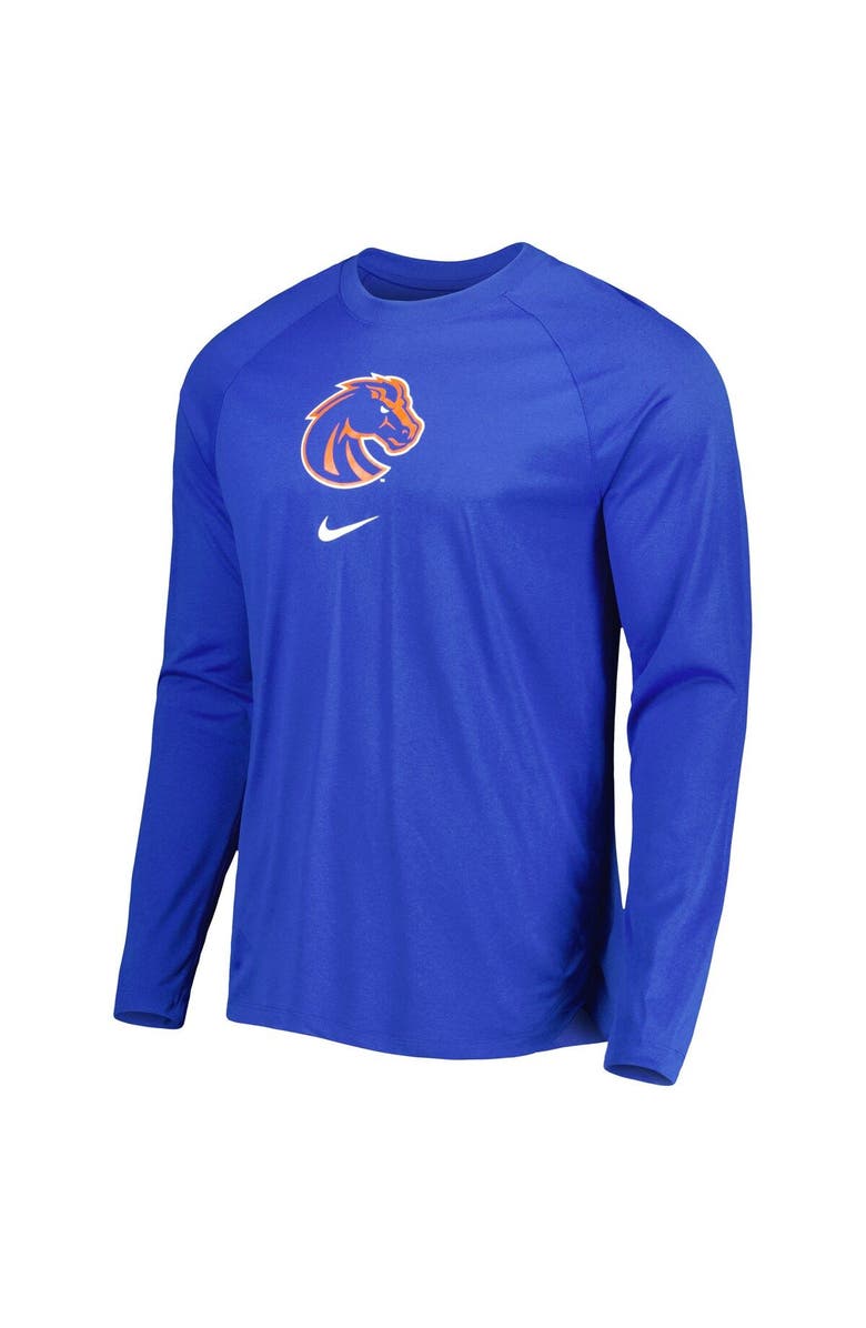 Nike Men's Nike Royal Boise State Broncos Spotlight Raglan Performance Long Sleeve T-Shirt, Alternate, color, 