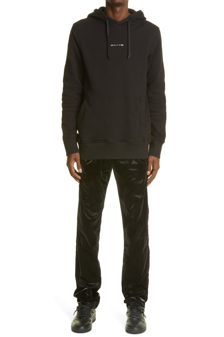 A Sphere Logo Graphic Cotton Hoodie, Alternate, color, BLACK