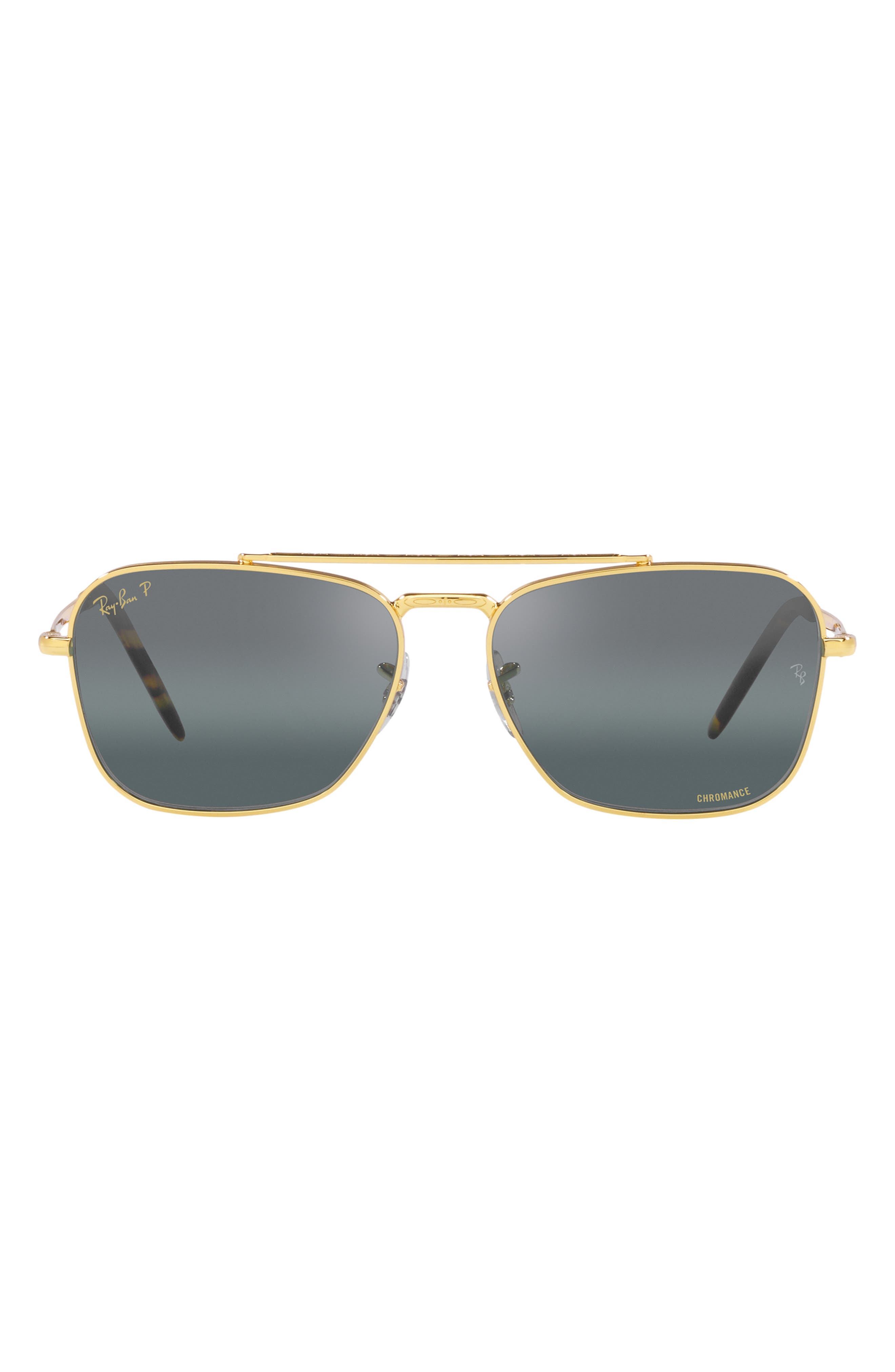 New Caravan 58mm Polarized Square Sunglasses