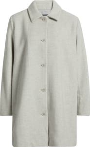 Eileen Fisher Herringbone Wool Coat