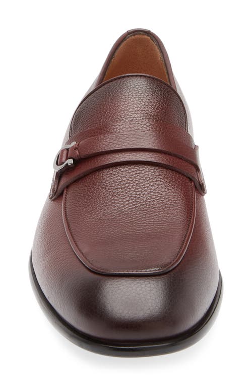 Ferragamo Desio Loafer In Cordovan New Biscotto