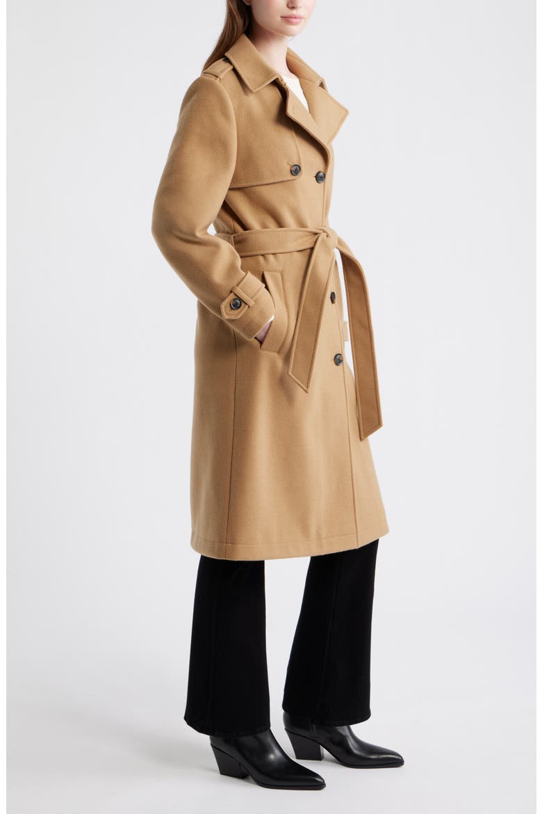 Belted Trench Coat, Alternate, color, CAMEL