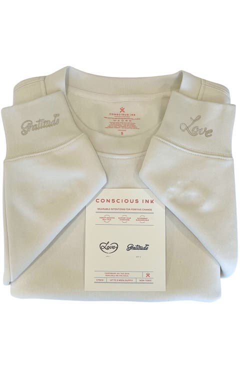 Love/Gratitude Sweatshirt + Manifestation Kit