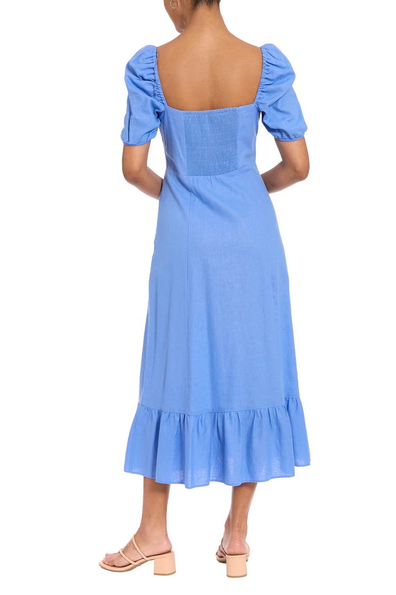 Square Neck Maxi Dress, Alternate, color, GRANADA SKY