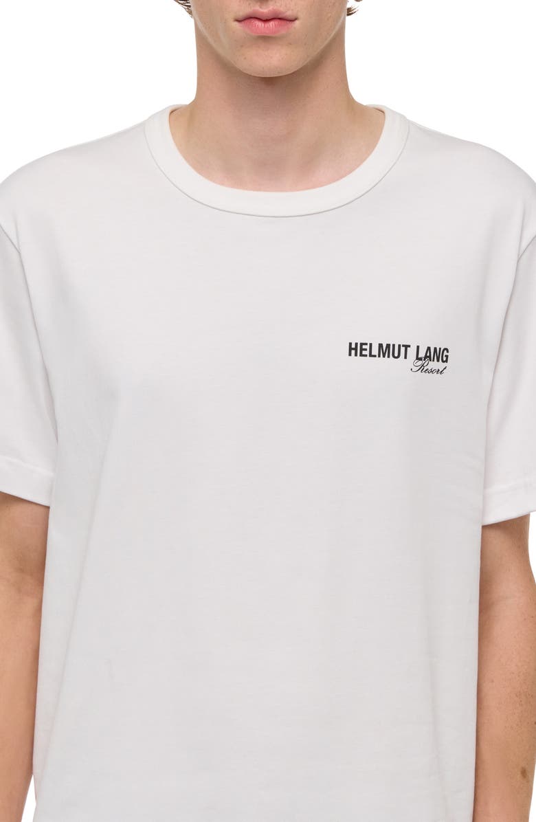 Helmut Lang Ski Map Graphic T-Shirt, Alternate, color, White