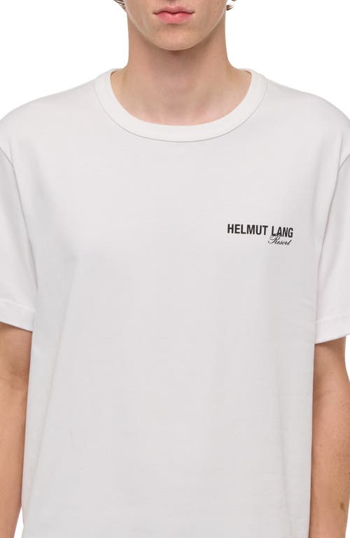 Helmut Lang Ski Map Graphic T-shirt In White