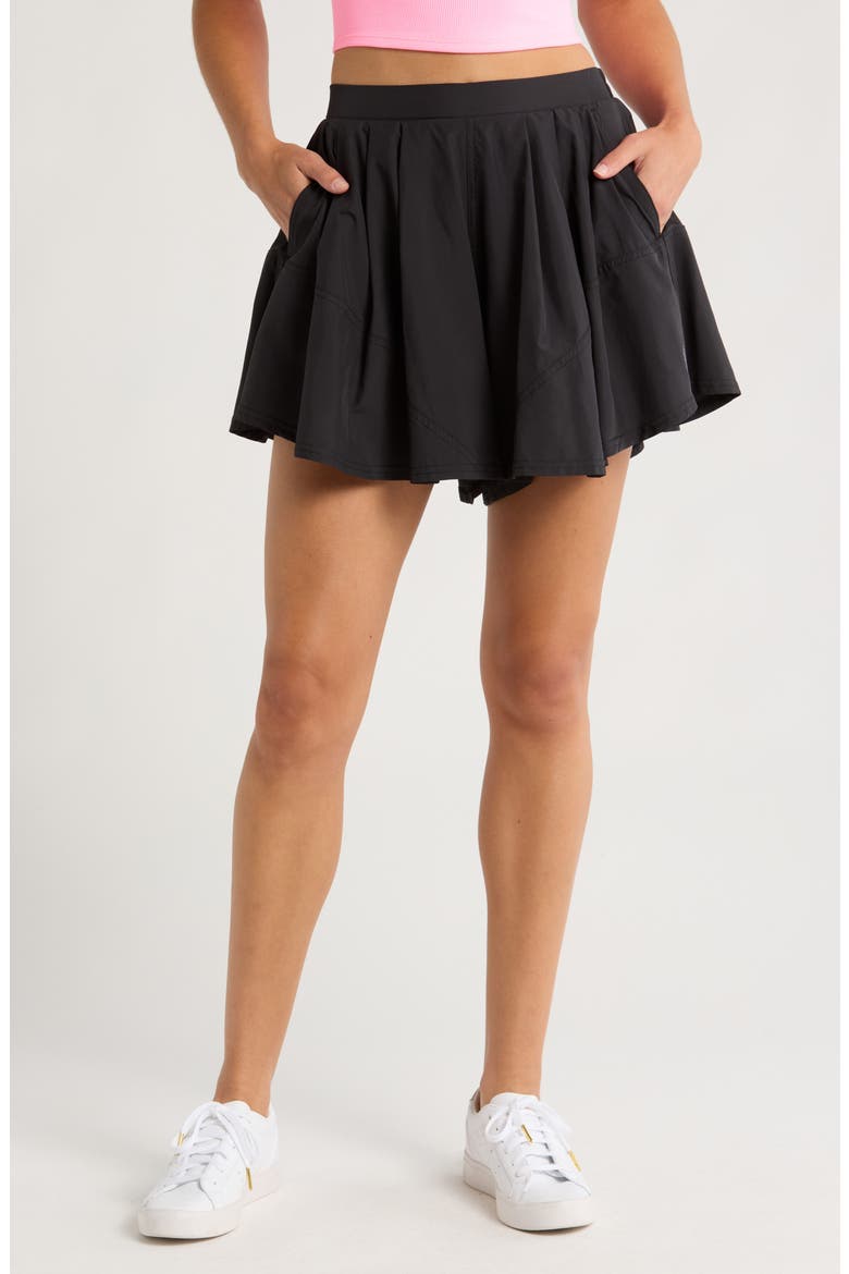 FP Movement Center Court Shorts, Main, color, BLACK