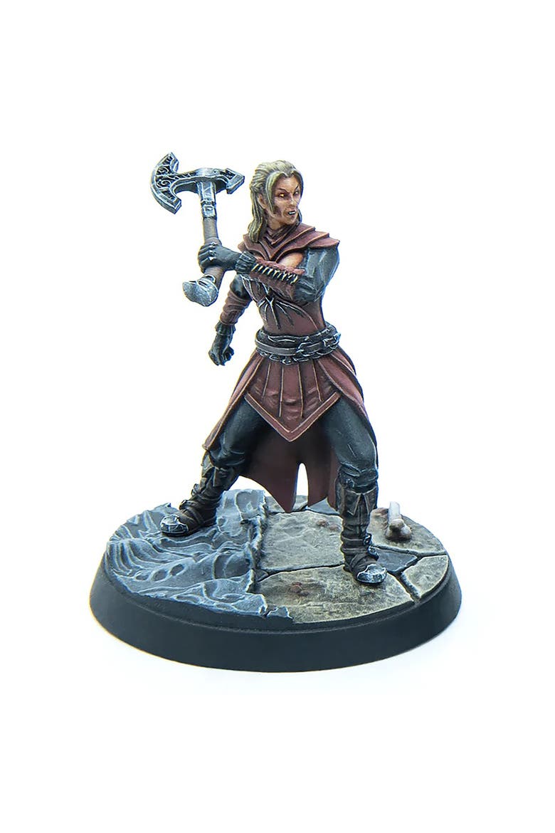 The Elder Scrolls Call to Arms, Vampire Core Set, 6 Unpainted Resin Figures, Alternate, color, Multicolored