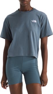 The North Face Evolution Simple Dome Relaxed Crop Cotton T-Shirt
