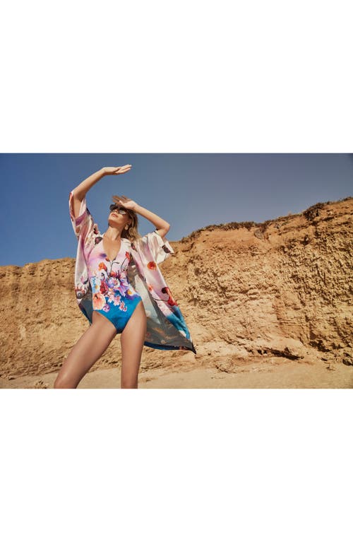 Gottex Under The Sea Robe Cover-up In Multi