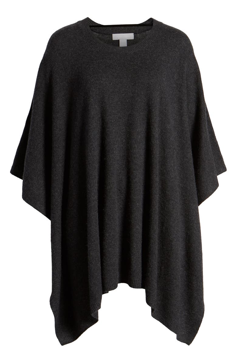 Nordstrom Wool & Cashmere Poncho, Alternate, color,