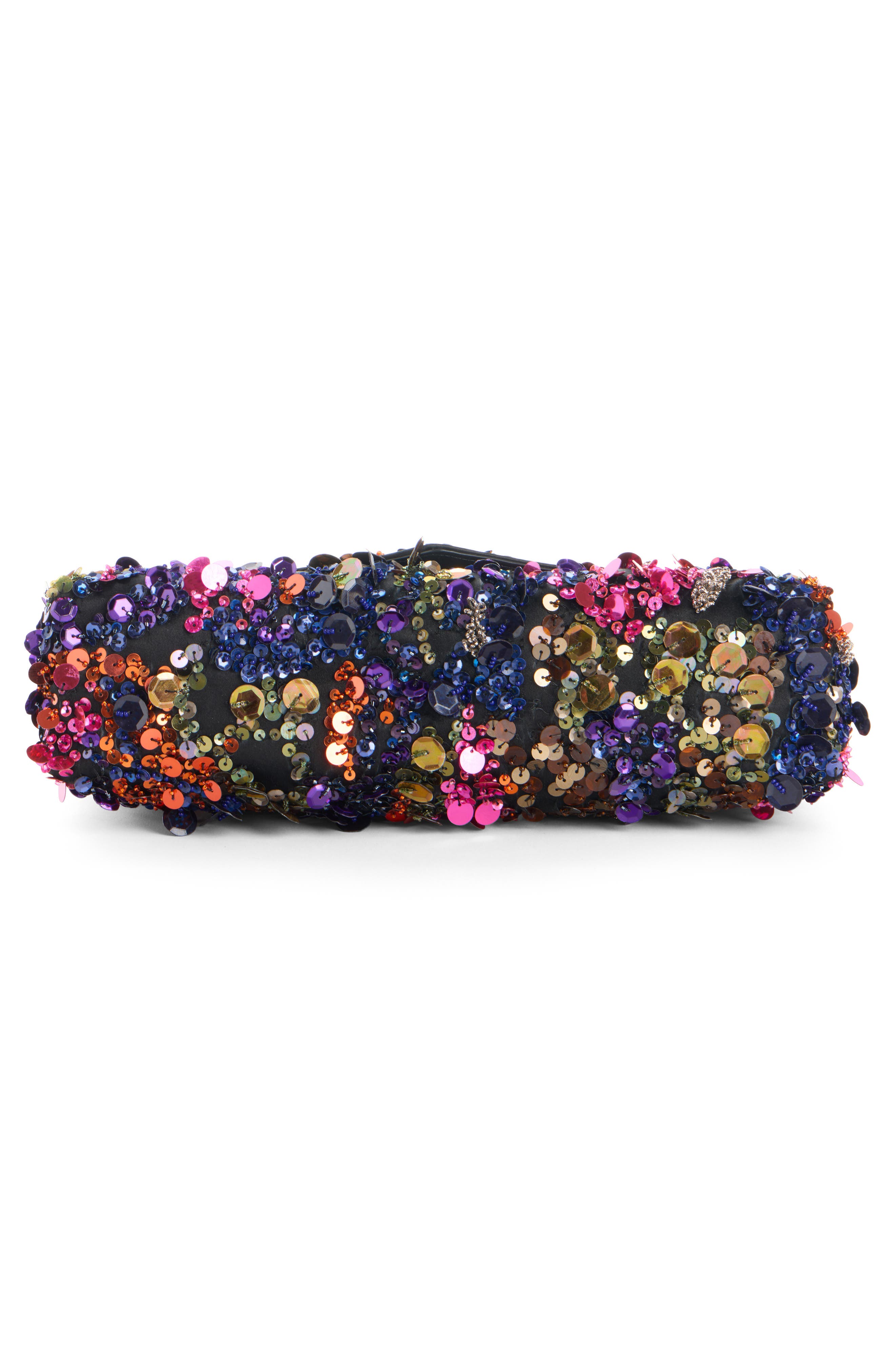 Dries Van Noten Sequin Embellished Clutch, Alternate, color, 