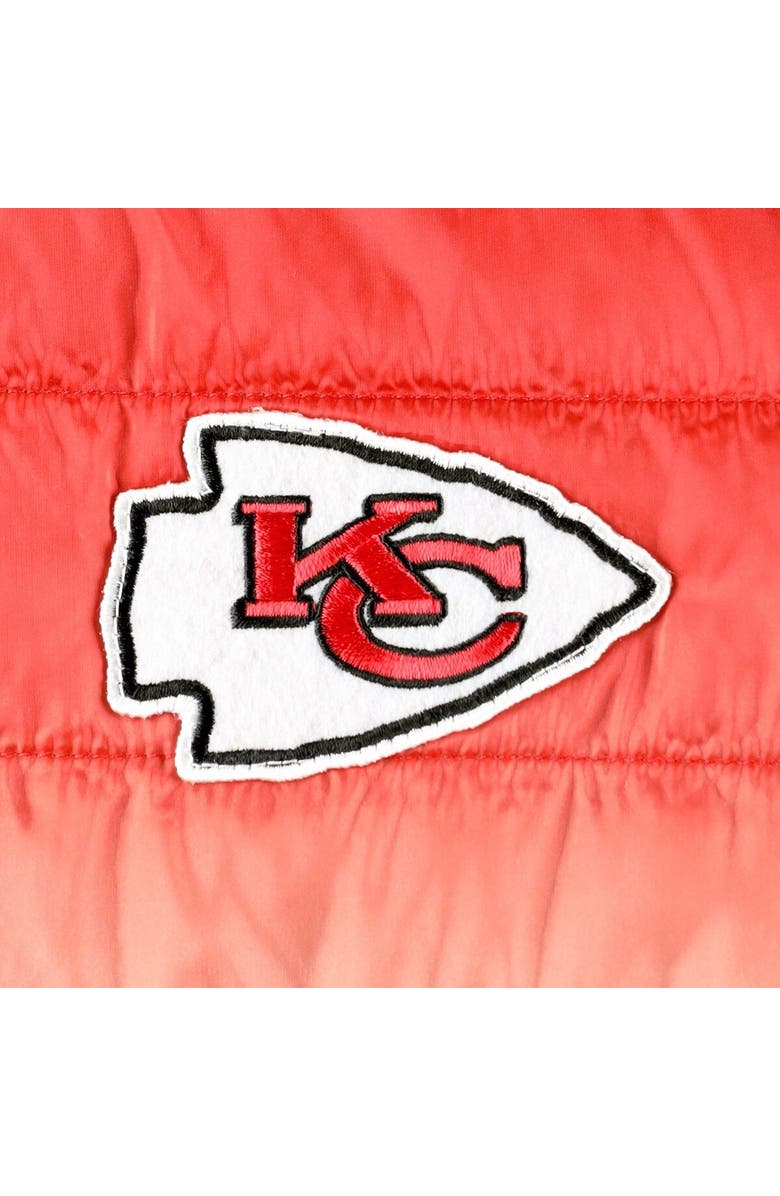 THE WILD COLLECTIVE Women's The Wild Collective Red/White Kansas City Chiefs Color Block Full-Zip Puffer Jacket, Alternate, color, 