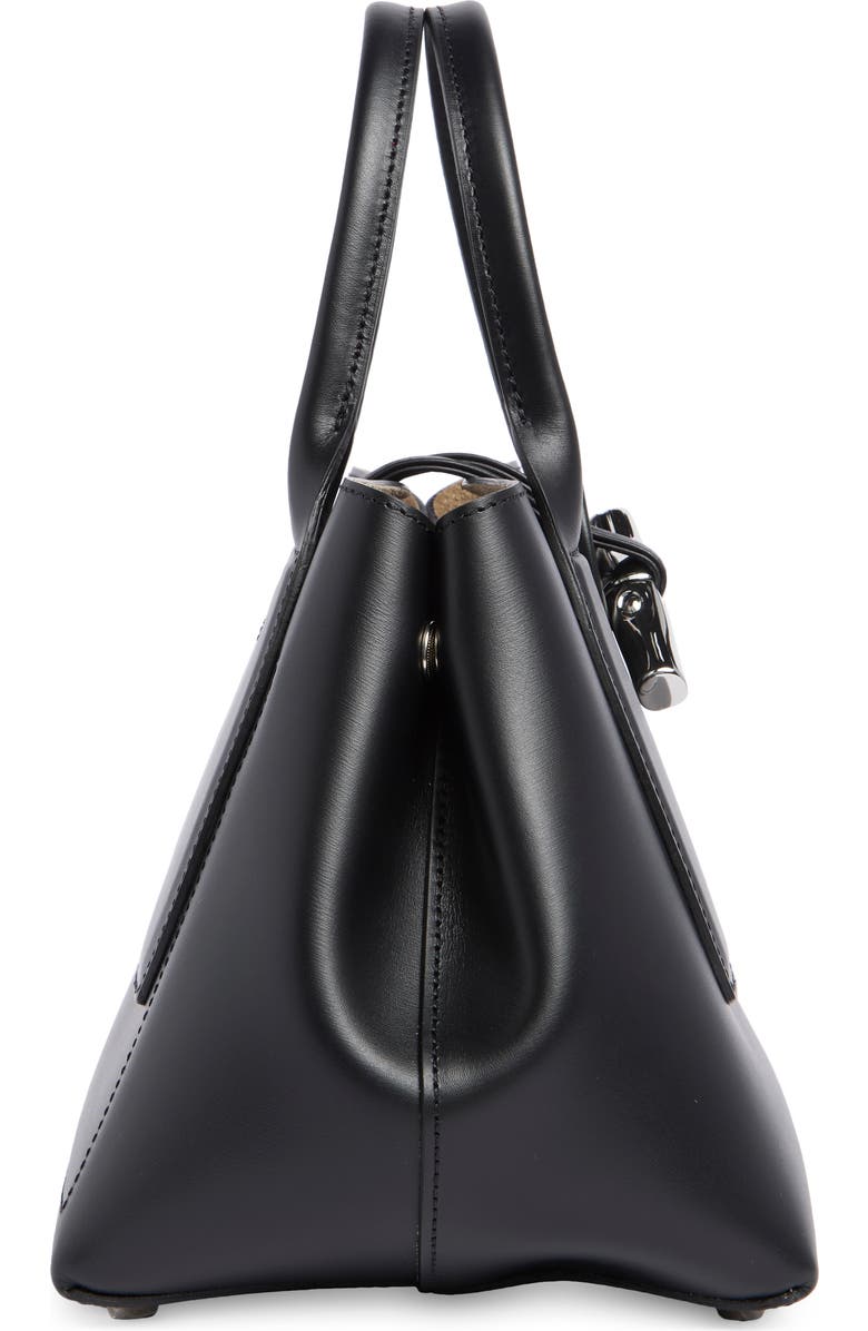 Longchamp Le Roseau Box Cube Handbag, Alternate, color, Black