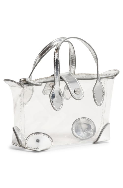 Stoney Clover Lane Clear Crossbody Bag In Silver