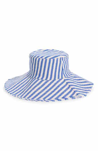 Treasure & Bond Frayed Edge Stripe Bucket Hat