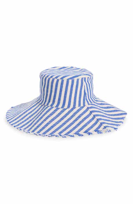 Treasure & Bond Frayed Edge Stripe Bucket Hat