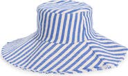 Treasure & Bond Frayed Edge Stripe Bucket Hat