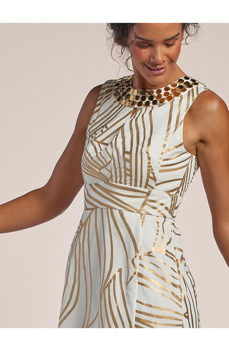 Tori Richard Best Fronds Abby Dress, Alternate, color, Magnolia