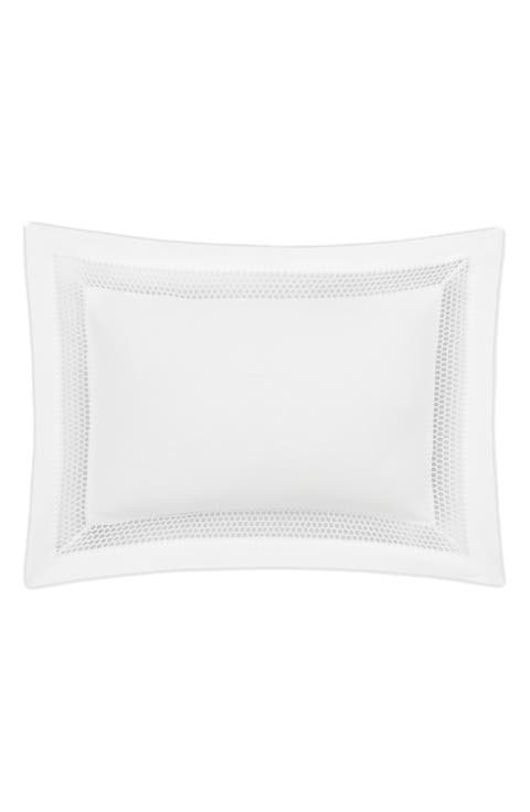 Lace Piqué Cotton Boudoir Sham