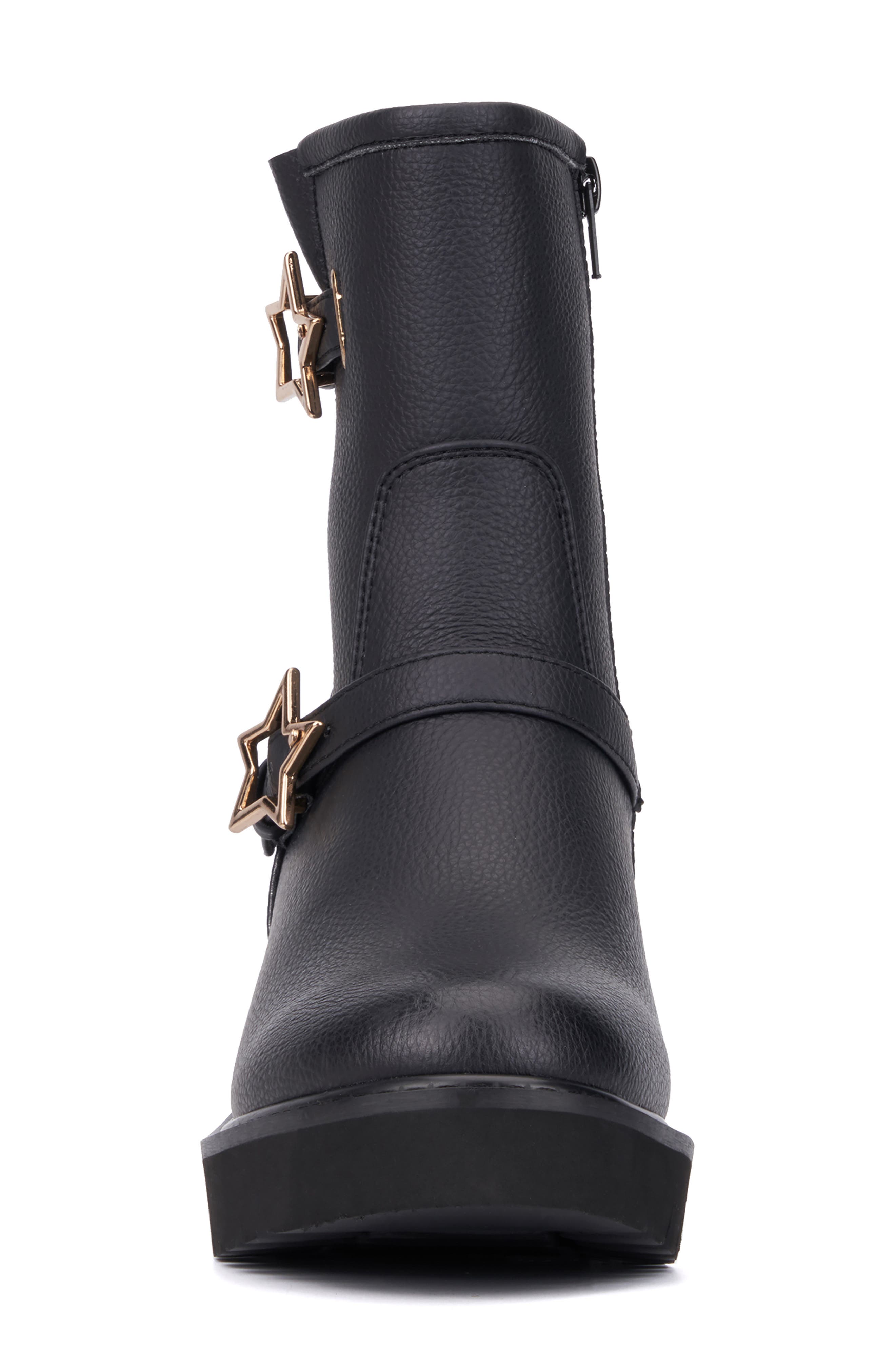 OLIVIA MILLER Neptune Lug Sole Boot, Alternate, color, Black