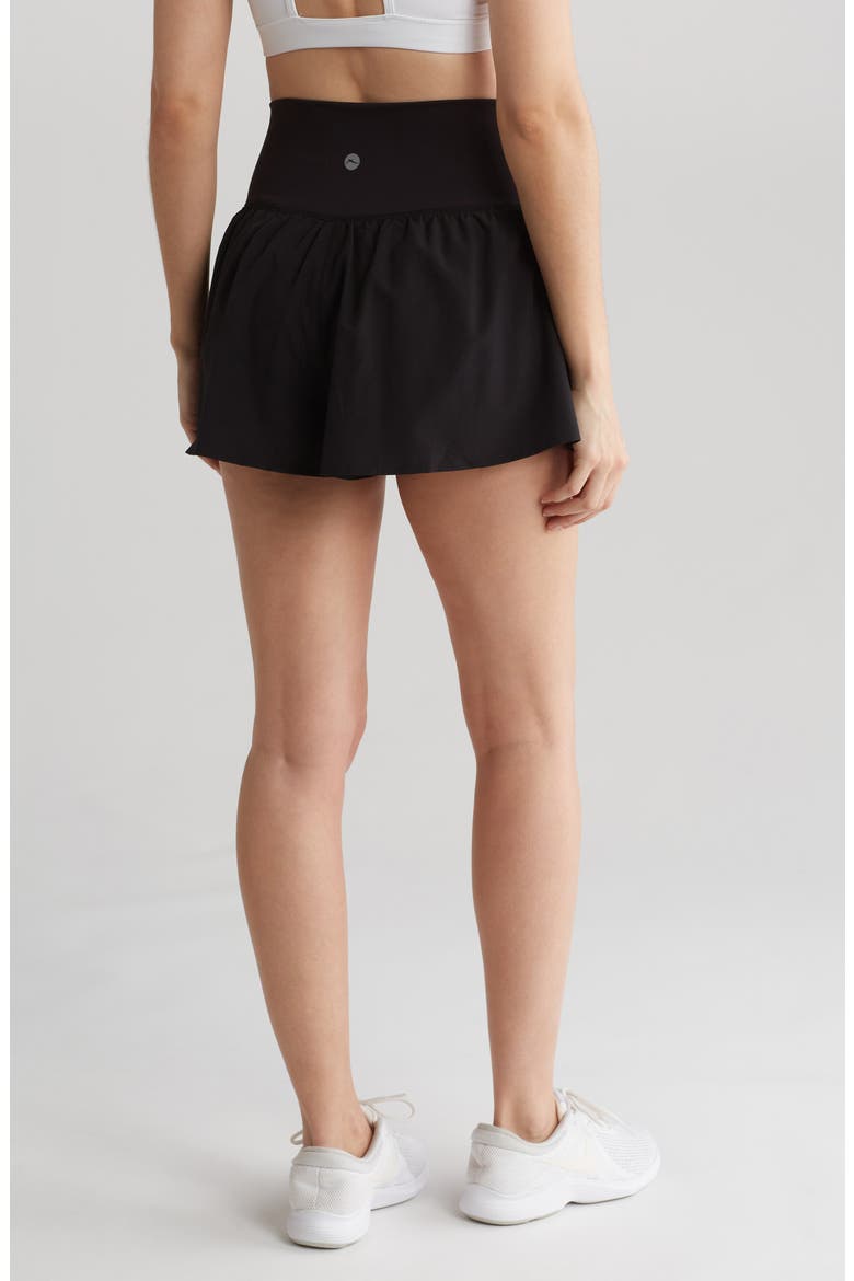 Flowy Woven Shorts, Alternate, color, BLACK