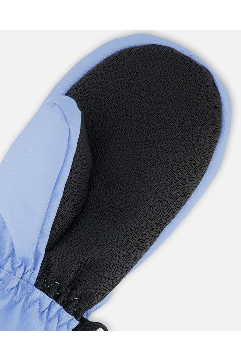 Girl Winter Mittens Play, Alternate, color, Light Blue