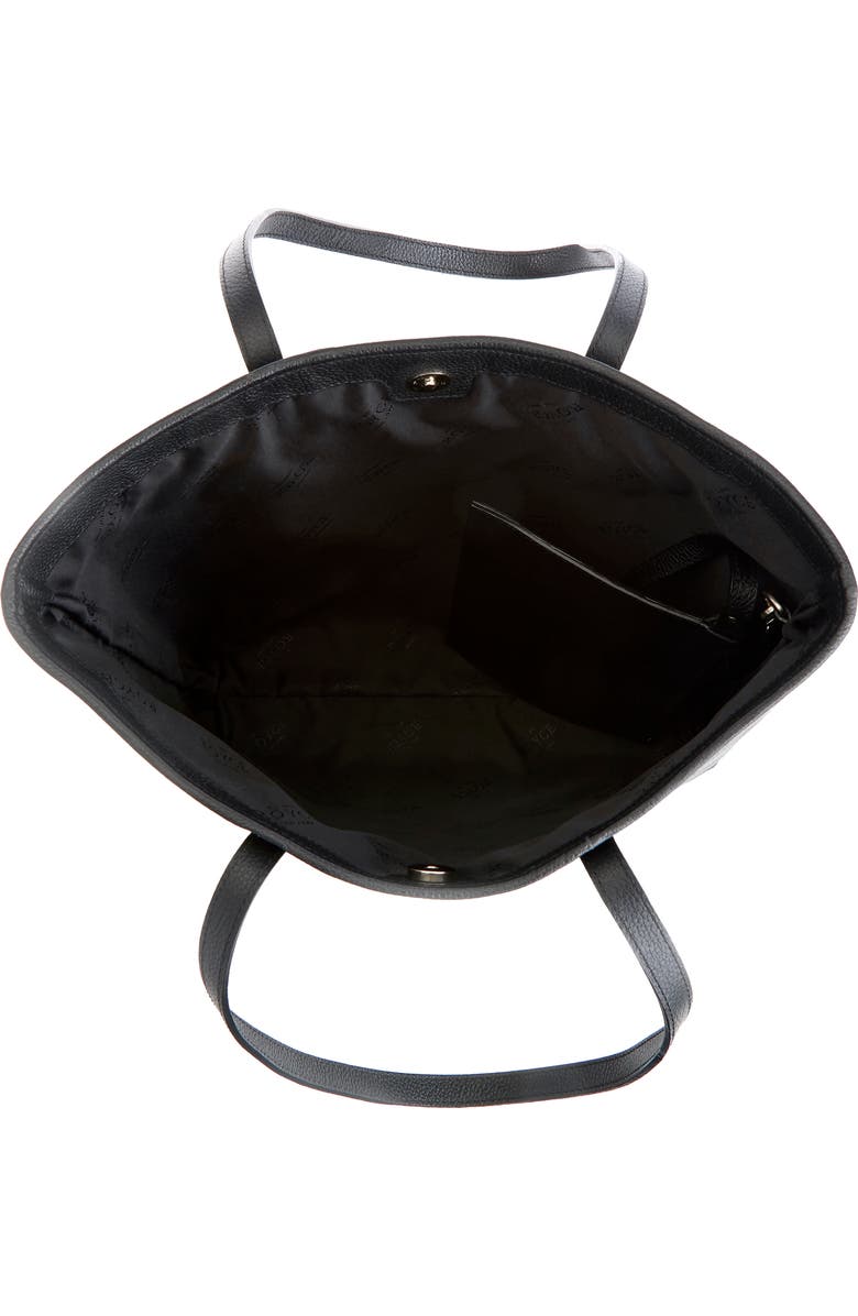 ROYCE New York Personalized Tall Tote & Wristlet, Alternate, color, Black- Deboss