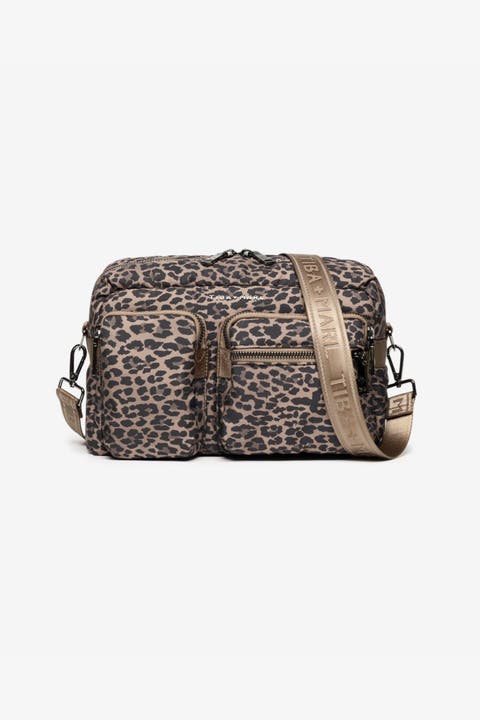 Axel Buggy Organiser / Changing Bag Brown Tonal Leopard