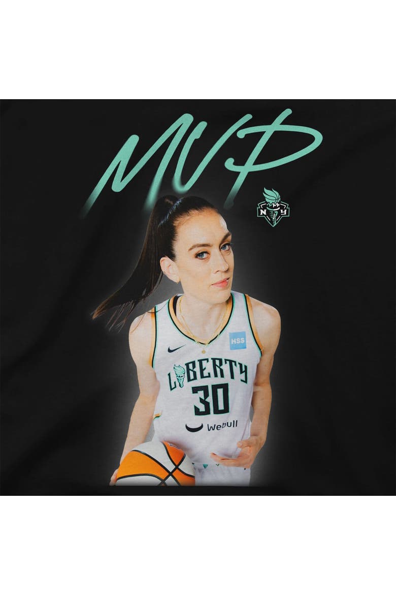 Unisex Stadium Essentials Breanna Stewart Black New York Liberty 2023 WNBA MVP Player T-Shirt, Alternate, color, Black