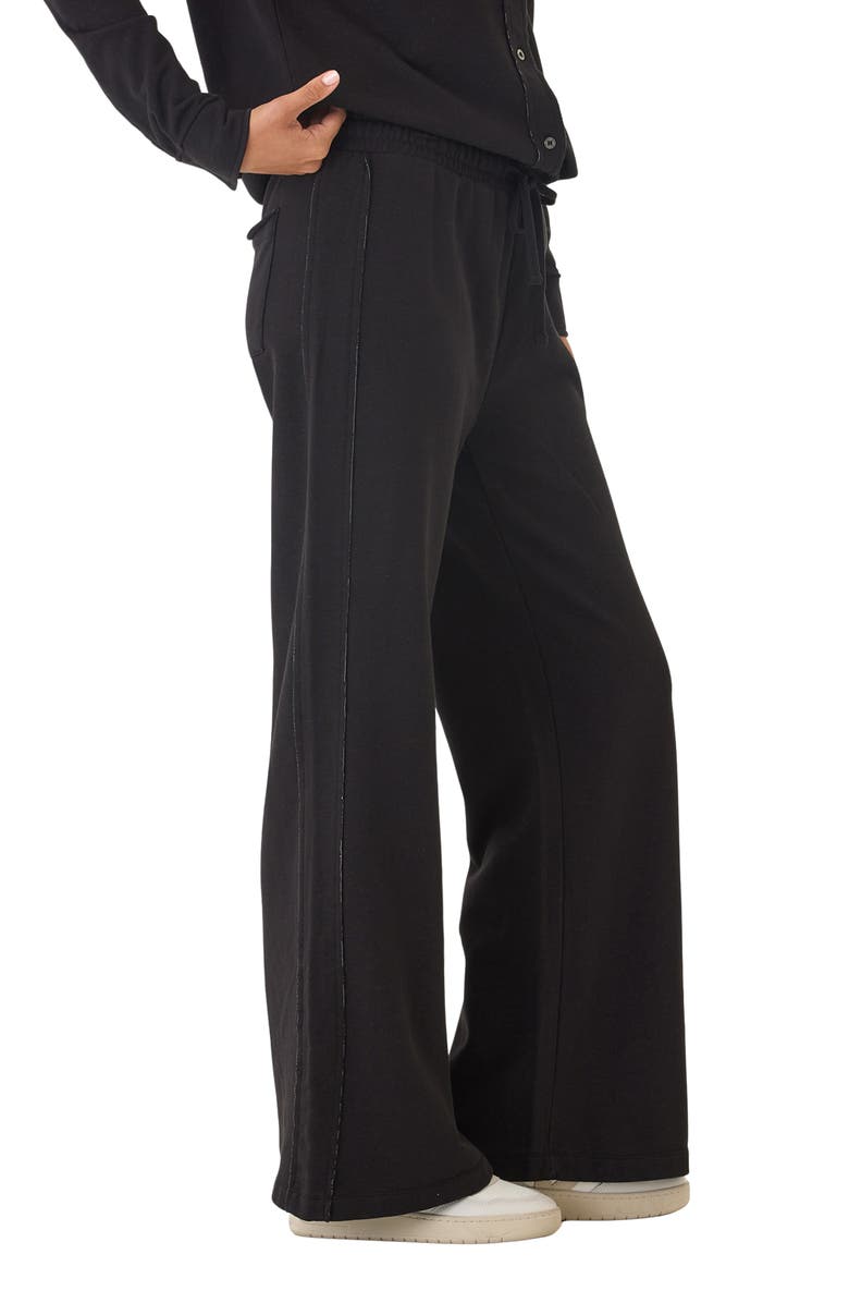 Threads 4 Thought Latricia Cotton Blend Wide Leg Pant, Alternate, color, Black