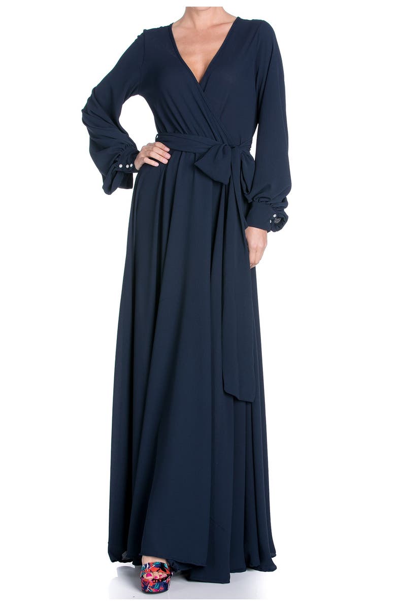 MEGHAN LA Lilypad Maxi Dress, Main, color, 