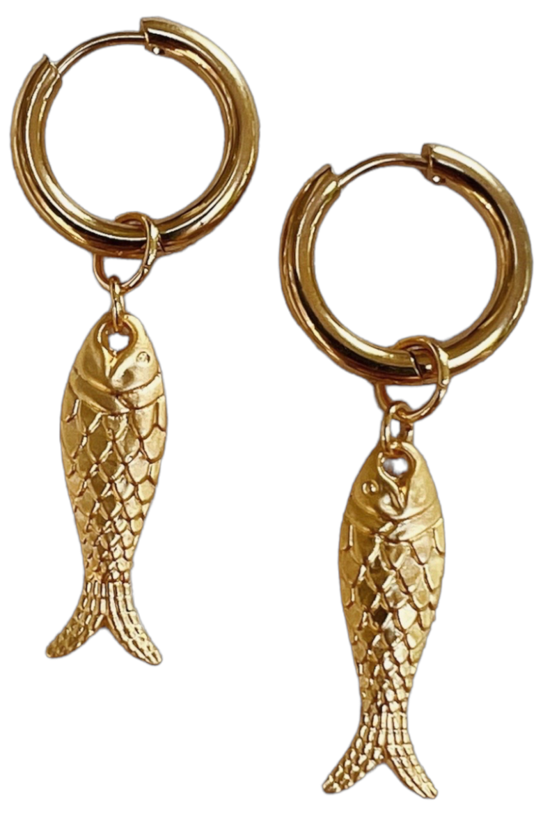 Corfu Earrings, Main, color, Gold