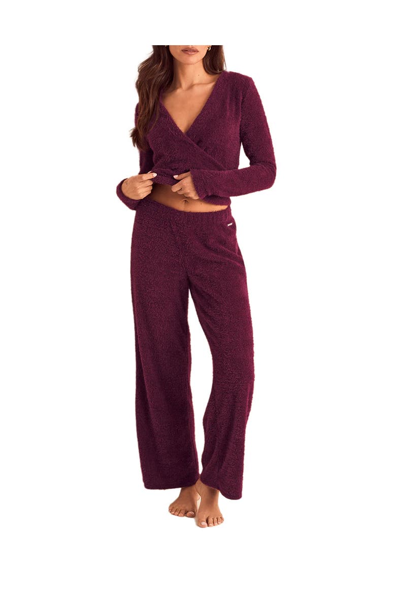 Katya Loungewear Set, Alternate, color, Dark purple